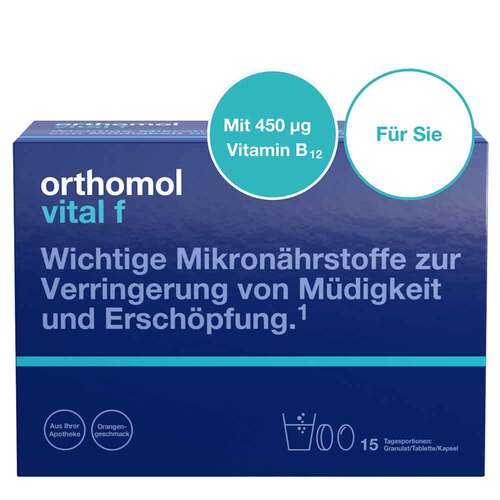 Orthomol Vital F Granulat/ Kapseln/Tabletten Kombipackung - 2