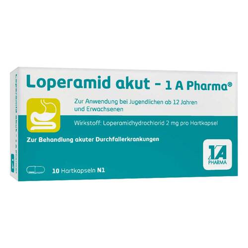 Loperamid akut – 1 A Pharma® Hartkapseln - 1