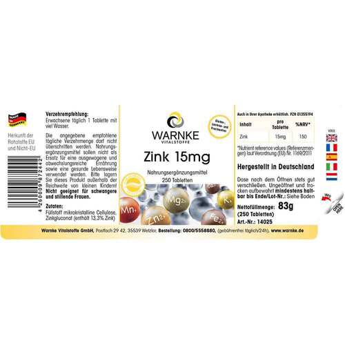 Zink 15 mg Tabletten - 4