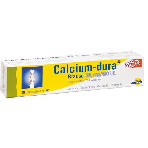 Calcium Dura Vit D3 Brause 600 mg / 400 I.E. - 1