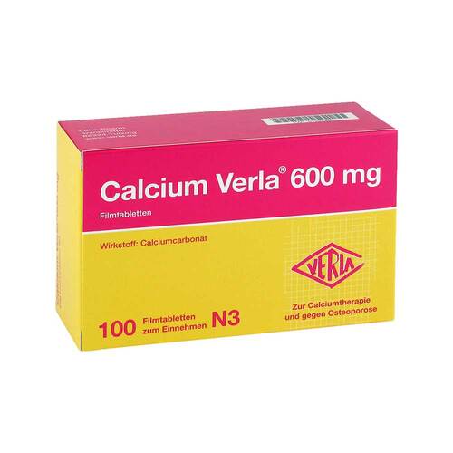 Calcium Verla 600 mg Filmtabletten - 1