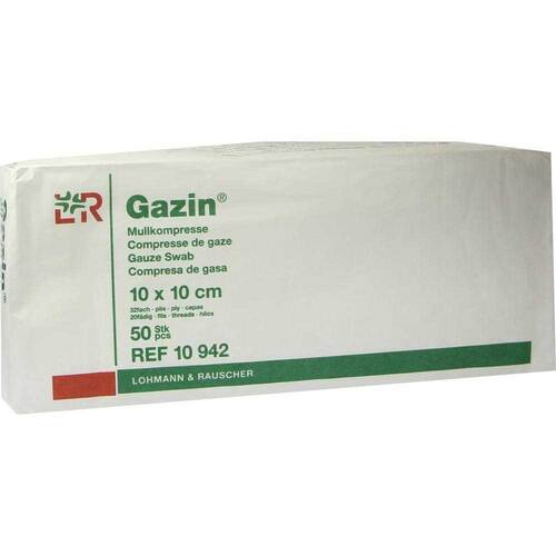 Gazin Kompressen 10x10cm 32f - 1