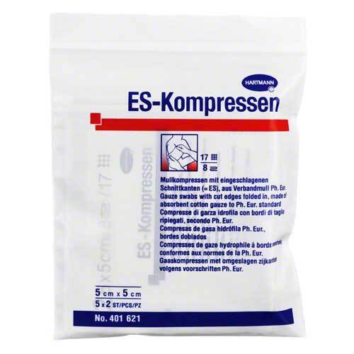 ES-Kompressen steril 5x5 cm 8fach - 1