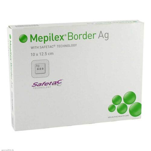 Mepilex Border Ag Verband 10x12,5cm - 1