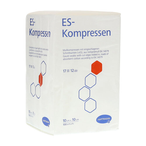 ES-Kompressen unsteril 10x10 cm 12fach - 1