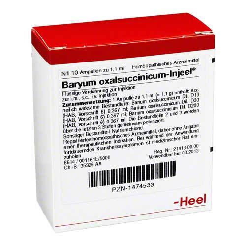 Baryum oxalsuccinicum Injeel Ampullen - 1