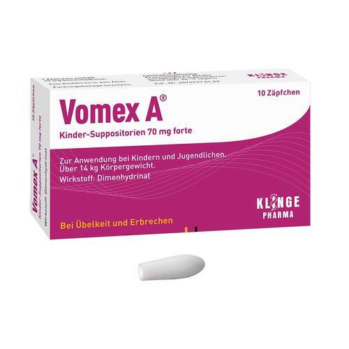 Vomex A® Kinder-Suppositorien 70mg forte - 1