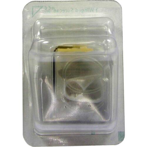 Surecan Portkan&uuml;le 19 Gx25 mm mit Fixationsfl&uuml;geln - 1