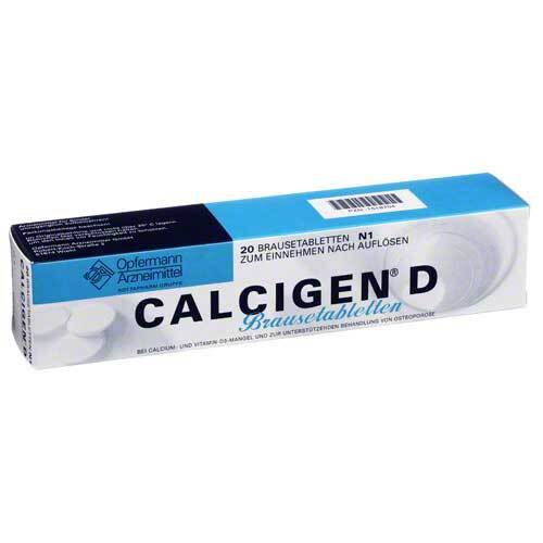 Calcigen D 600 mg / 400 I.E. Brausetabletten - 1