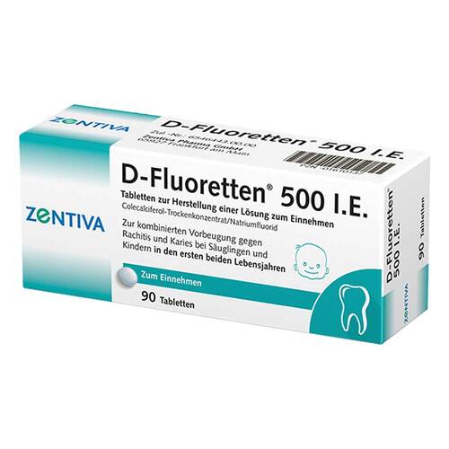 D-Fluoretten 500 Tabletten - 1