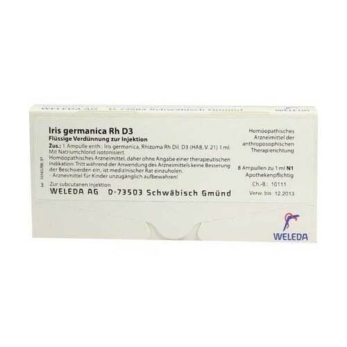 Iris Germanica Rh D3 Ampullen - 1