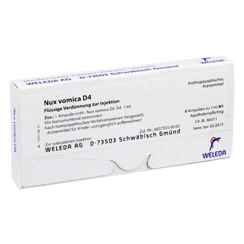 Nux vomica D 4 Ampullen - 1