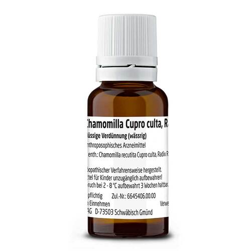 Chamomilla Cupro culta Radix Rh D3 Dilution - 2
