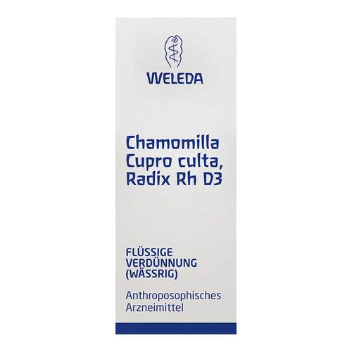 Chamomilla Cupro culta Radix Rh D3 Dilution - 3