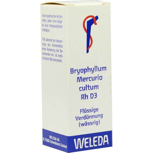 Bryophyllum Mercurio Cultum Rh D 3 Dilution - 1