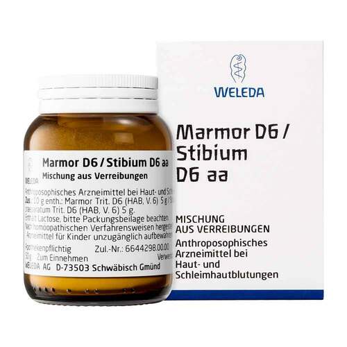 Marmor D 6 / Stibium D 6 aa Trituration - 1