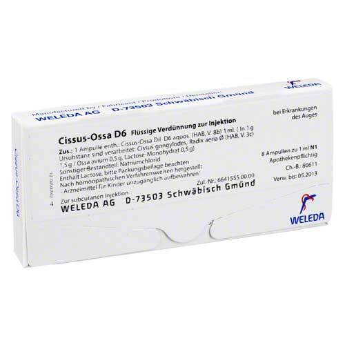 Cissus-Ossa D 6 Ampullen - 1