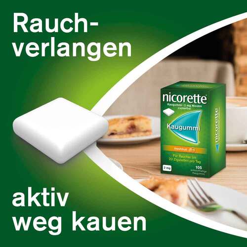 nicorette® Kaugummi freshfruit, 2 mg Nikotin - 3