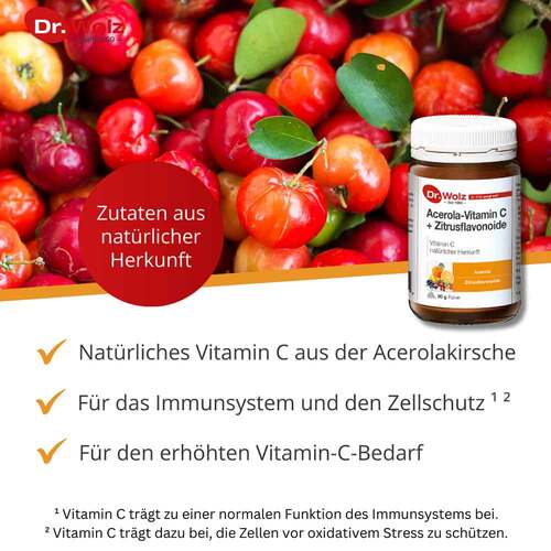 Vitamin C + Bioflavonoide Dr. Wolz Pulver - 2