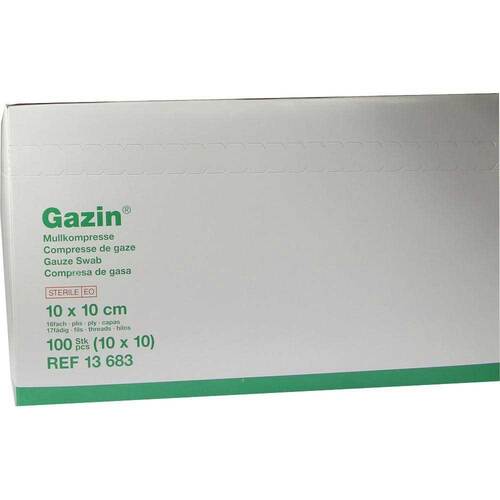 Gazin Kompressen 10x10cm 16f - 1