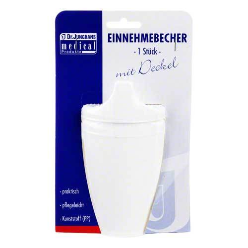 Einnehmebecher mit 2 Griffen + 2 Deck.4 + 12mm wei&szlig; - 1