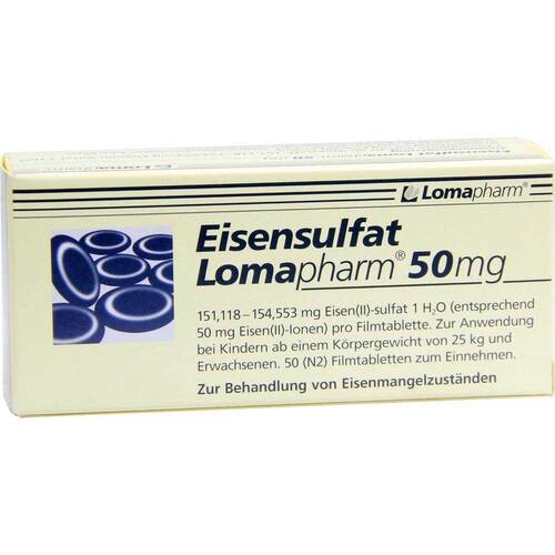 Eisensulfat Lomapharm 50 mg Filmtabletten - 1