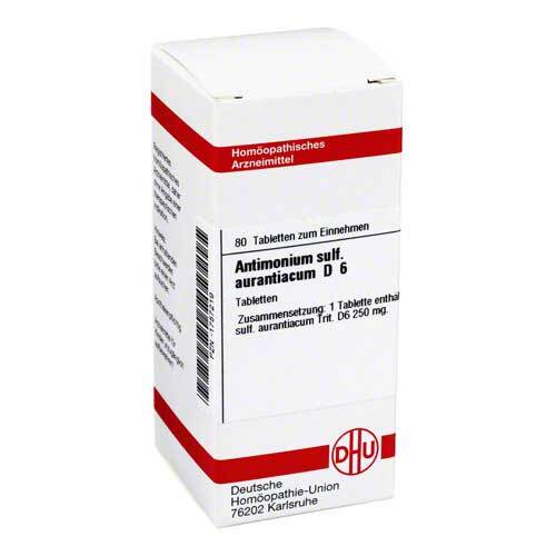 DHU Antimonium sulfuratum aurantiacum D 6 Tabletten - 1