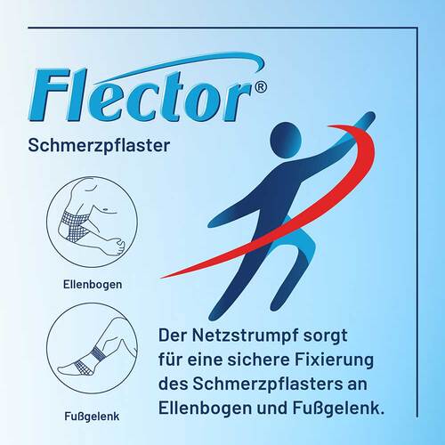 Flector Schmerzpflaster + elastischer Netzstrumpf - 7
