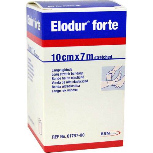 Elodur kr&auml;ftig Kompresse Binde 7mx10cm 1767 - 1