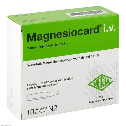 Magnesiocard i.v. Injektionsl&ouml;sung - 1