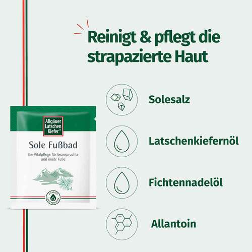 Allg&auml;uer Latschenkiefer Sole Fu&szlig;bad - 3