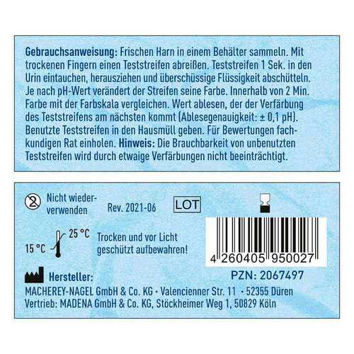 Basen Citrate Pur Teststreifen pH 5,9 - 7,7 n.Apot.R.Keil - 3