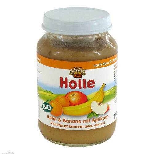 Holle Apfel &amp; Banane mit Aprikose - 1