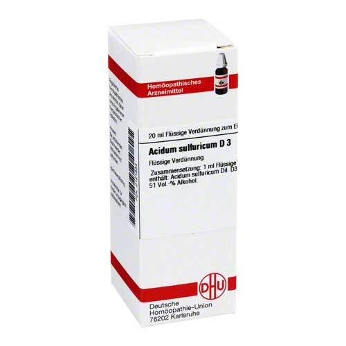 DHU Acidum sulfuricum D 3 Dilution - 1