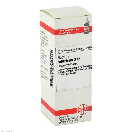 DHU Natrium sulfuricum D 12 Dilution - 1