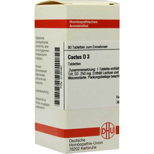 DHU Cactus D 3 Tabletten - 1