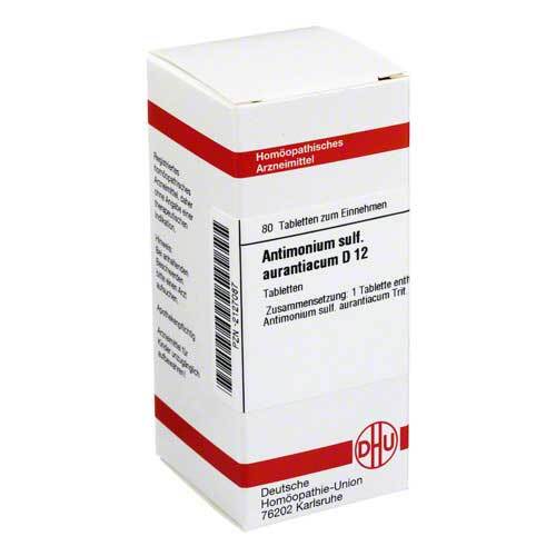 DHU Antimonium sulfuratum aurantiacum D 12 Tabletten - 1