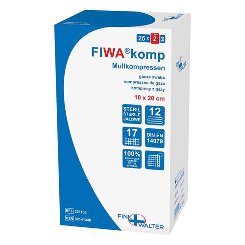 Mullkompressen 10x20 cm steril 12-fach - 1