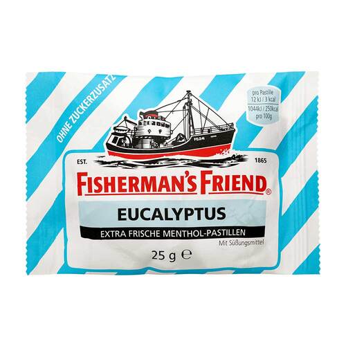 Fishermans Friend Eucalyptus ohne Zucker Pastillen - 1