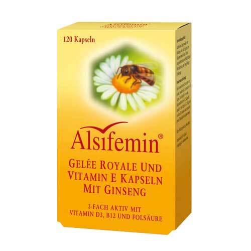 Alsifemin Gelee Royal + Vitamin E Kapseln mit Ginseng - 1