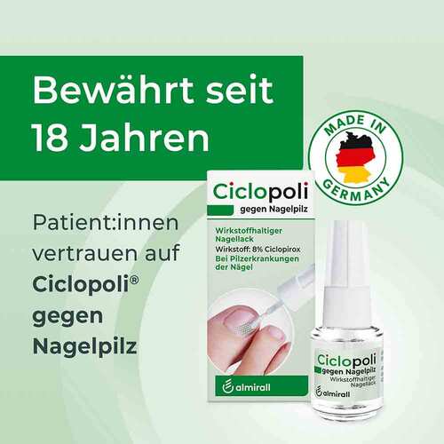 Ciclopoli gegen Nagelpilz mit Applikationshilfe - 7