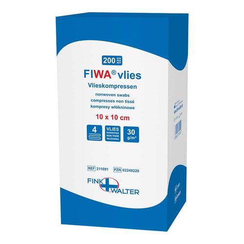 Vlieskompressen 10x10 cm 4fach - 1