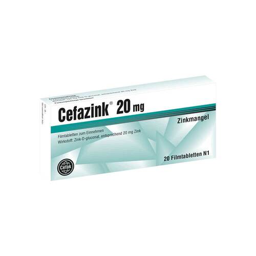 Cefazink 20 mg Filmtabletten - 1