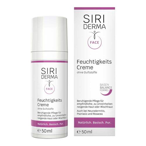Siriderma Feuchtigkeits Creme ohne Duftstoffe - 1