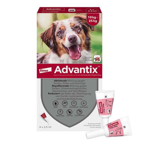 Advantix Spot-on Hund 10 - 25 kg L&ouml;sung - 1