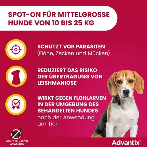Advantix Spot-on Hund 10 - 25 kg L&ouml;sung - 4