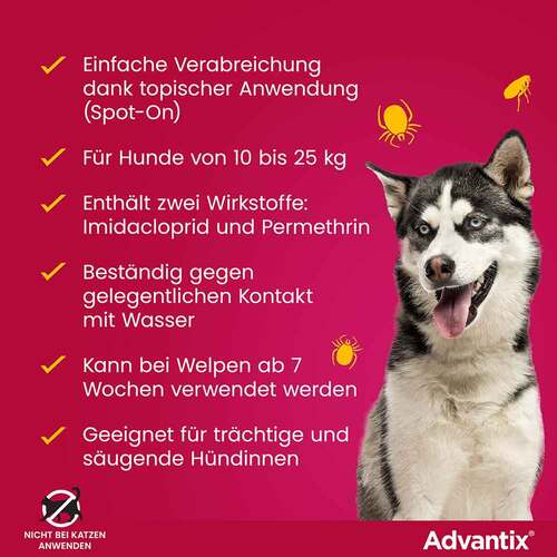 Advantix Spot-on Hund 10 - 25 kg L&ouml;sung - 6
