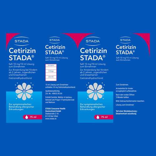 Cetirizin STADA Saft 10 mg / 10 ml - 2