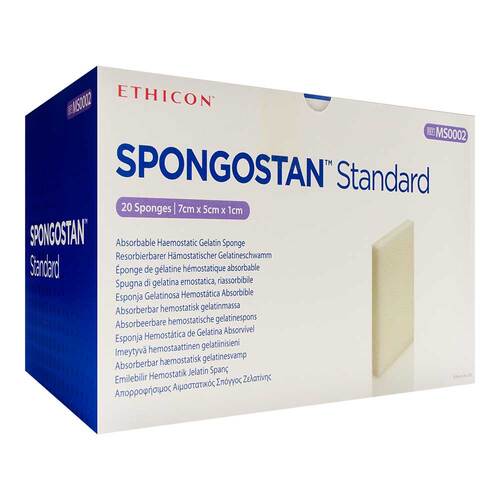 Spongostan standard 70x50x10 mm Schw&auml;mme - 1