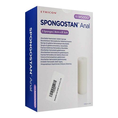 Spongostan anal 80x30 mm Durchmesser Schw&auml;mme - 1